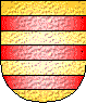 Fasc� d'or et de gueules