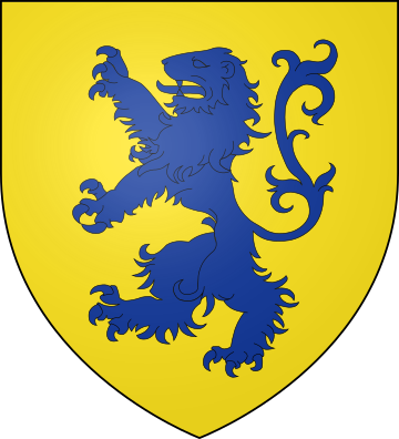 D'or au lion d'azur.