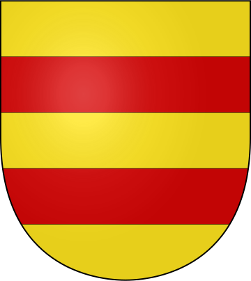 D'or � deux fasces de gueules.