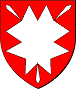 De gueules, � la feuille d'ortie d'argent