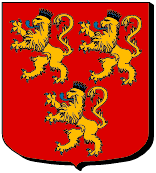 De gueules � 3 lions d'or arm�s, lampass� et couronn�s d'azur