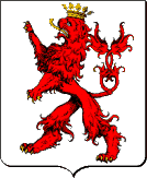 D'argent au lion de gueules arm� et lampass� d'or