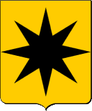 D'or, � l'�toile (8) de sable.