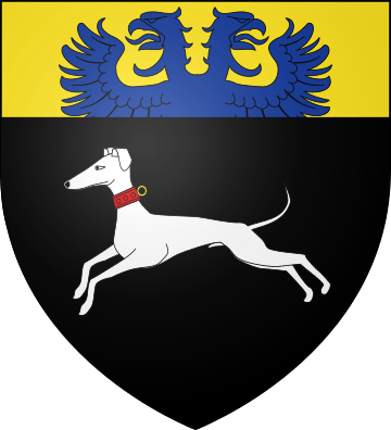 Losang d'or et de gueules